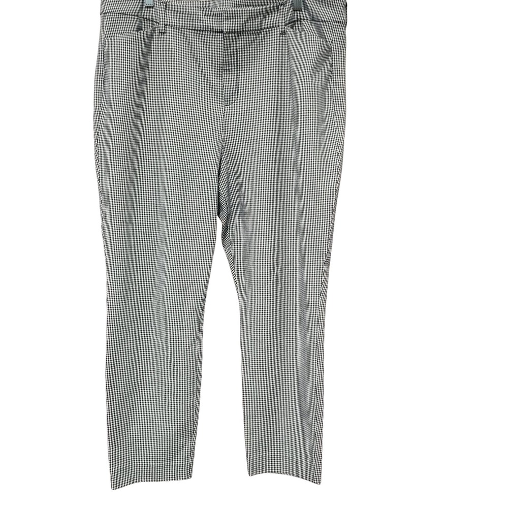 Old Navy HR Pixie Ankle Pants Size 18 Black White Houndstooth